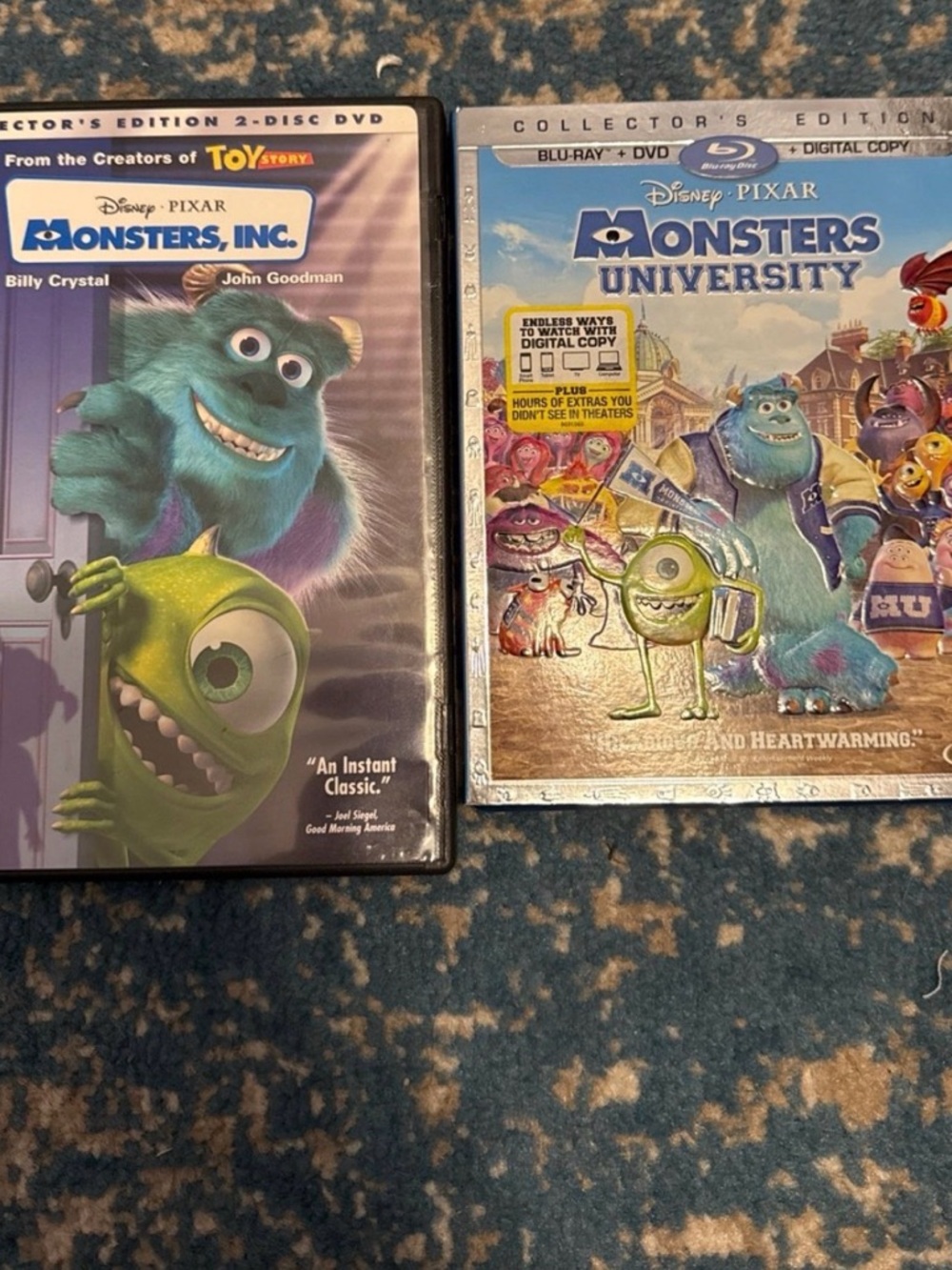 Disney•Pixar Monsters, Inc. & Monsters University DVD/Blu‑ray Set -